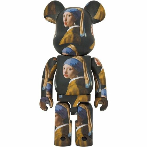 Фигура Medicom Toy Bearbrick - Girl with a Pearl Earring by Johannes Vermeer 1000%