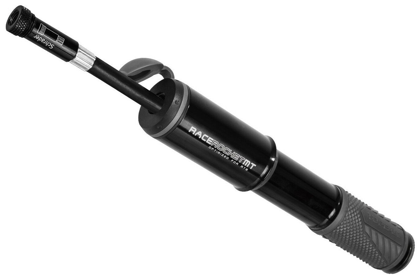 Насос ручной TOPEAK RACEROCKET MT, BLACK COLOR W/SMARTHEAD THREADLOCK & INTERGRATED PRESTA VALVE CORE TOOL