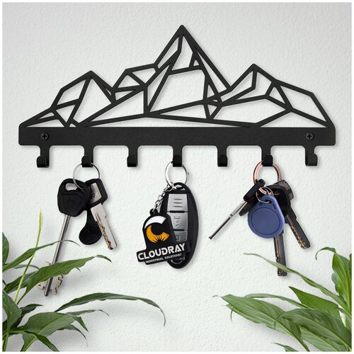 Ключница Geometria Alpine настенная, металлическая