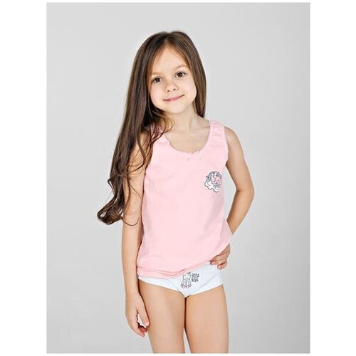 фото Майка с единорогом 238б-157 белый 86 bossa nova