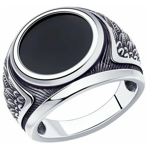 Кольцо SOKOLOV из серебра с наношпинелью 95010175, размер 21