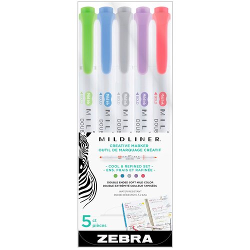 Набор ручек капиллярная Zebra Highlighter cool and refind (78205)