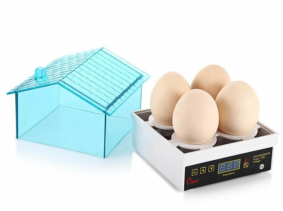 Инкубатор HHD 4 домик, мини автоматический для яиц - фотография № 4