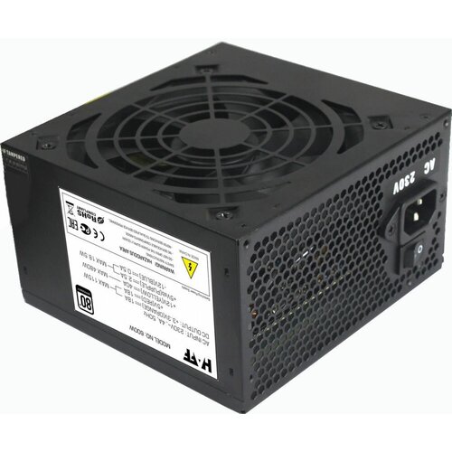 Блок питания Haff 600W 80 Bronze ATX 630900₽