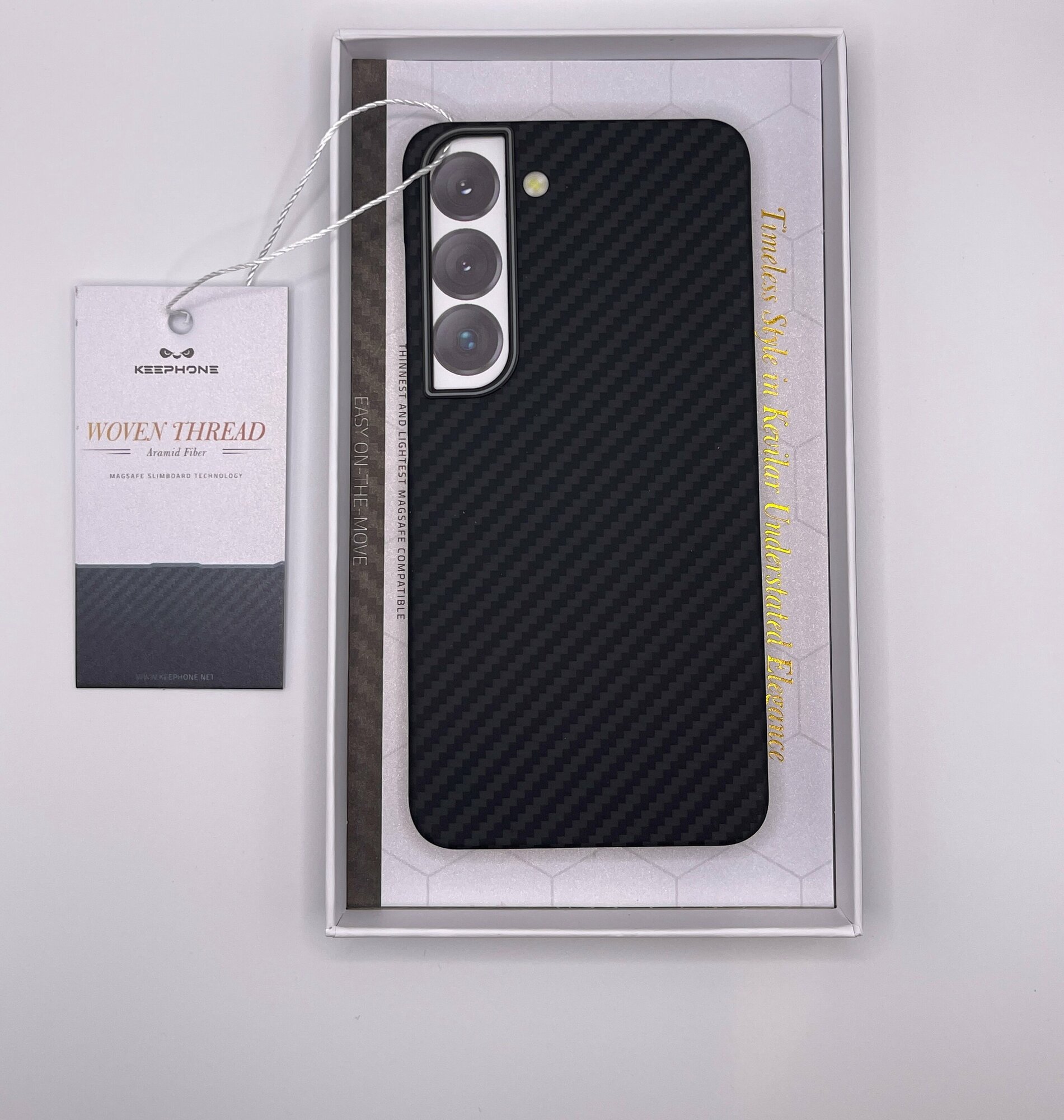 Чехол keepHone Kevlar с MagSafe на Samsung Galaxy S23 — фото 1