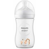 Бутылочка из полипропилена с силиконовой соской средний поток 1 мес. Natural Response Philips Avent 260мл (SCY903/66)