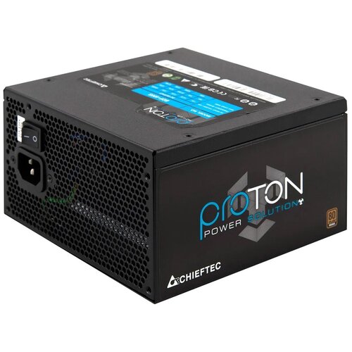 Блок питания для компьютера Chieftec Proton BDF-500S (ATX 2.3, 500W, 80 PLUS BRONZE, Active PFC, 120mm fan) Retail