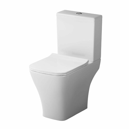 DX78C8600SC Titan Напольный унитаз безободковый с сиденьем микролифт