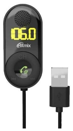 Автомобильный FM - трансмиттер Ritmix FMT-B400