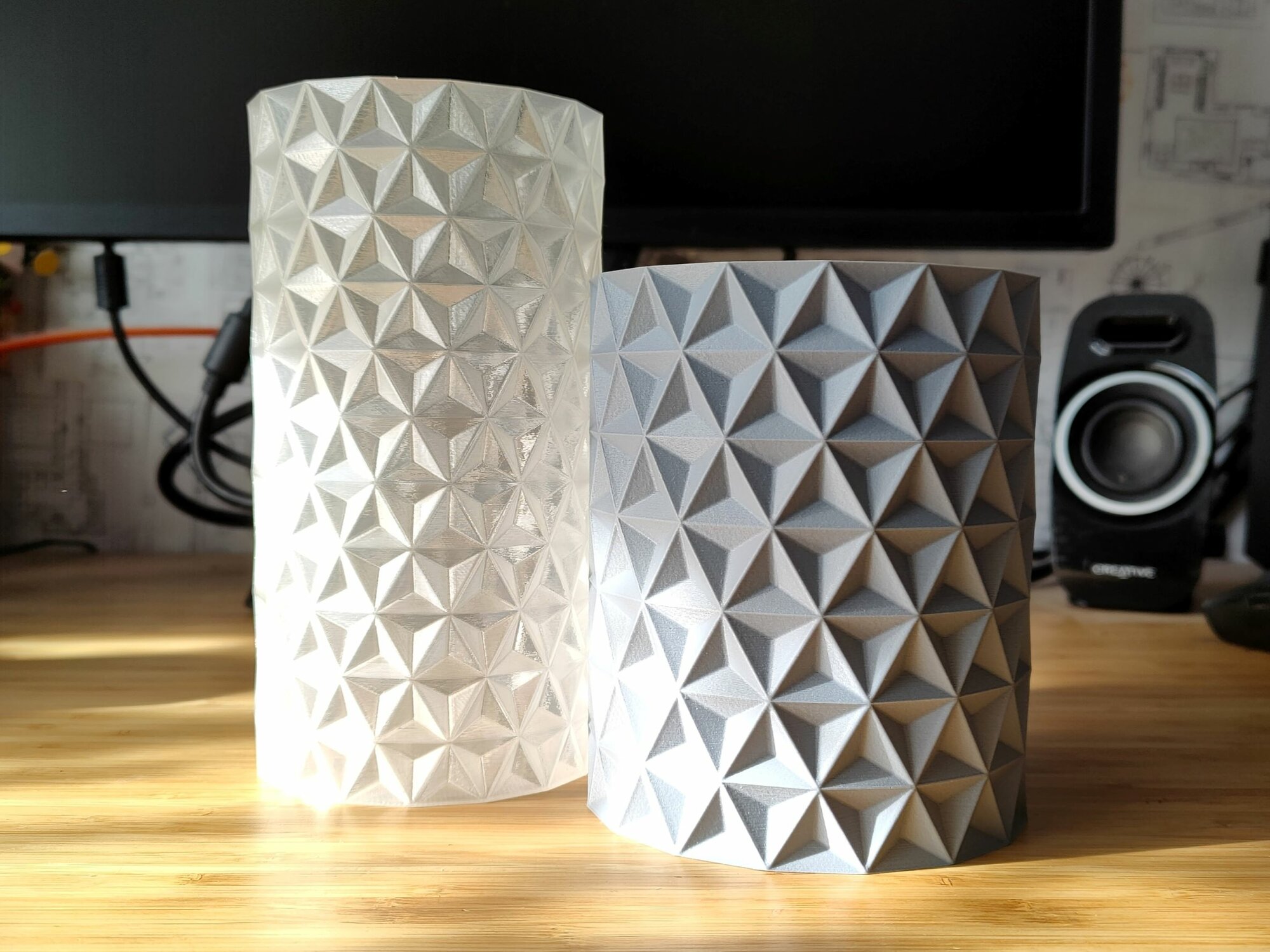 Ваза декоративная дизайнерская, 3D-печать, 3DOPRU арт. VASE-PR-305162