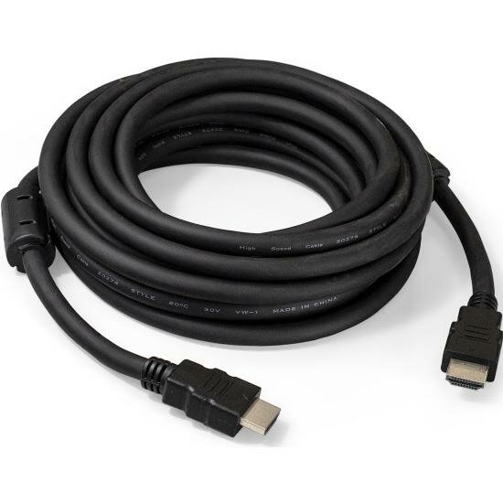 Кабель HDMI Exegate EX287725RUS 19M/19M, v2.0, 5м, 4K UHD, Ethernet, ферритовые кольца, позолоченные контакты - фото №3