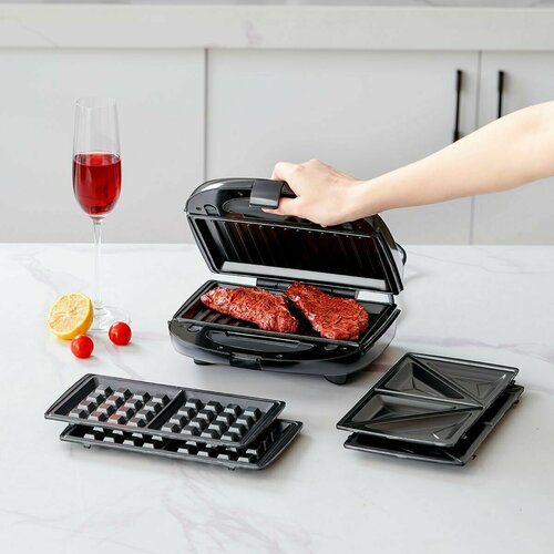 Электрогриль со съемными пластинами 338400₽