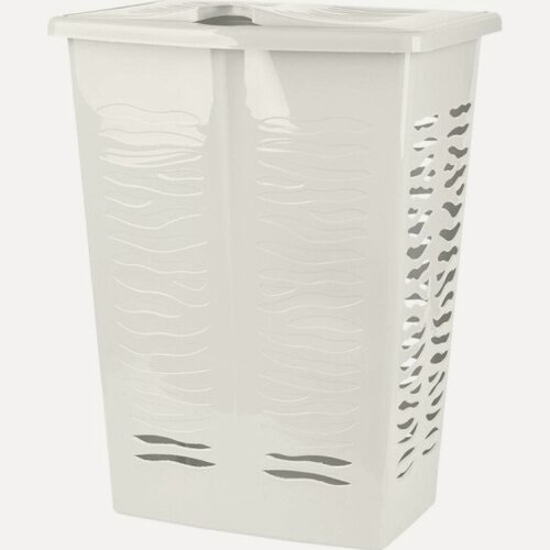 Изображение товара Корзина Keeplex для белья Regular 42л 39,8х29,9х53,7см белое облако