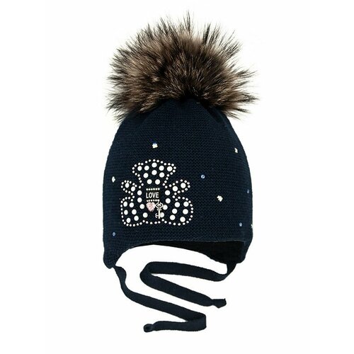 фото Шапка mialt, размер 50-52, синий