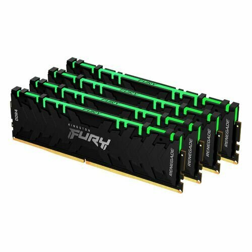 Оперативная память Kingston Fury Renegade KF432C16RBAK4/32 DDR4 - 4x 8ГБ 3200МГц, DIMM, Ret