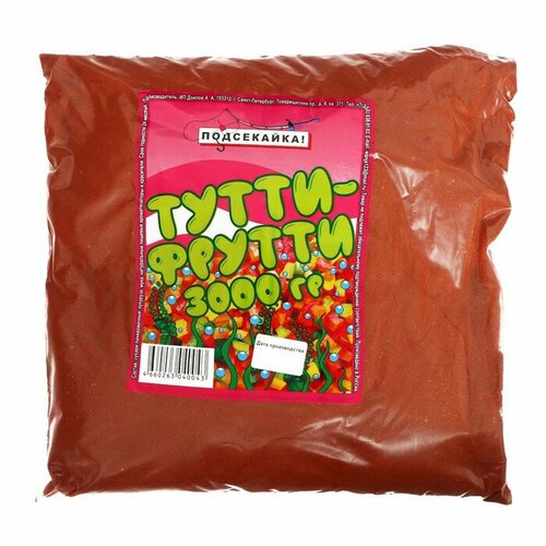 фото Прикормка "подсекайка" универсальная, тутти-фрутти, 3 кг