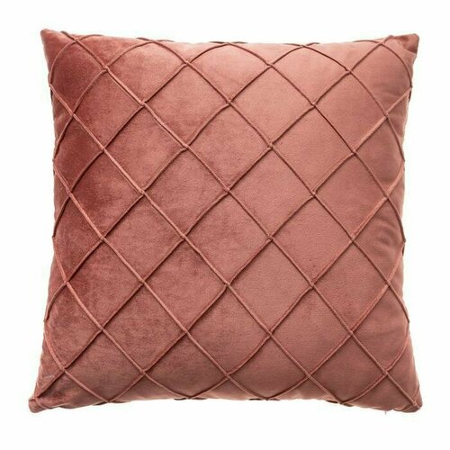 Наволочка декоративная Соло цвет пыльная роза размер 43х43 см 1260₽