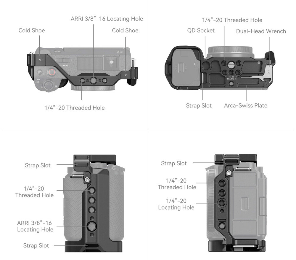 Клетка SmallRig 4256 для Sony ZV-E1 — фото 1