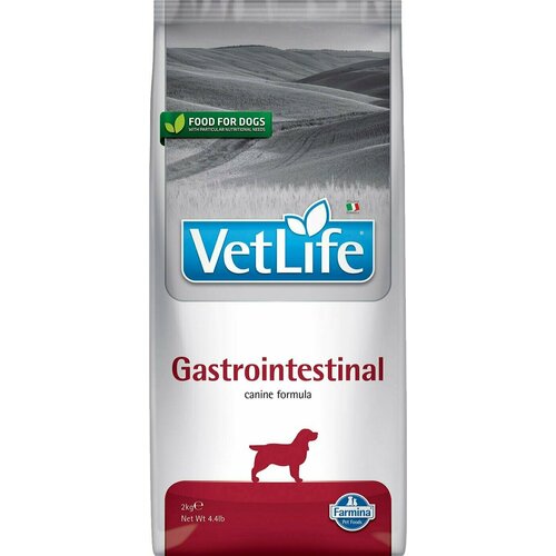 Farmina / Сухой корм для собак Farmina Vet Life Dog Gastrointestinal диетический с курицей при заболеваниях ЖКТ 2кг 2 шт