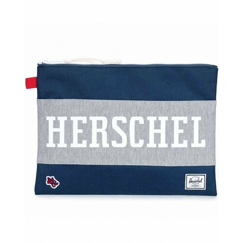 фото Сумка клатч herschel, серый, синий