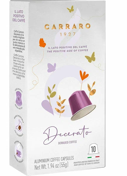 Кофе в капсулах Carraro Deceratto , 10 капсул для Nespresso