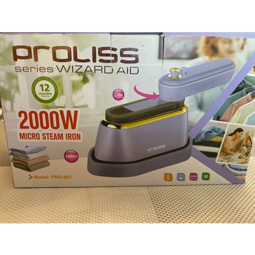 Отпариватель ручной для одежды 801 Утюг дорожный мощный 2000w 2в1 204900₽