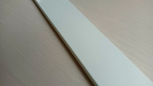Изображение товара Плинтус Белый П80 Medium, ударопрочный, влагостойкий, Слоновая кость, МДФ, 80х12х2400мм, 5 шт.