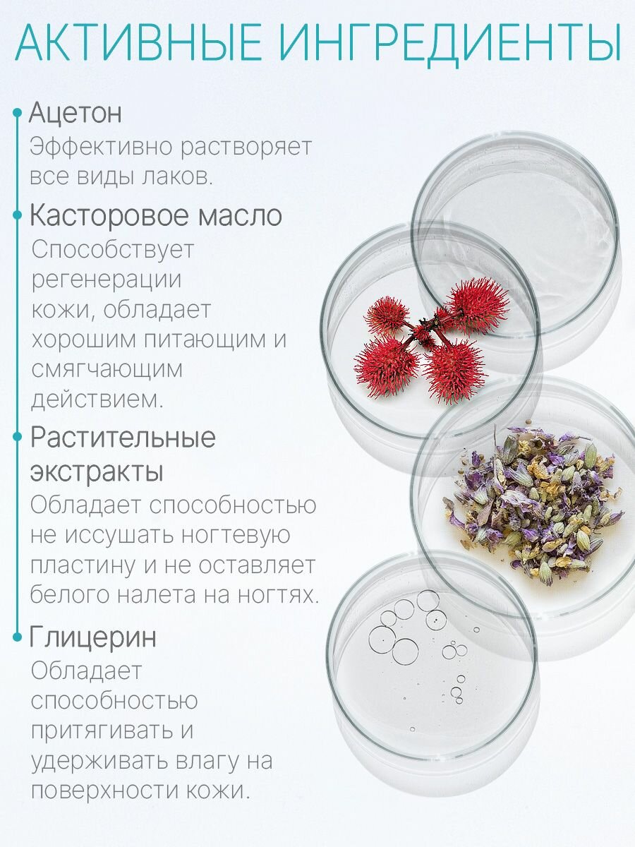 Картинки Средство для снятия лака Domix Premium Nail Polish Remover, ацетон, 200мл
