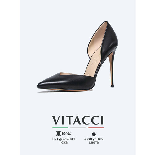 фото Туфли vitacci, размер 37, черный