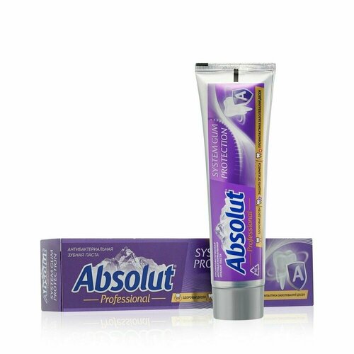 Absolut Зубная паста Pro System Gum Protection, 110 гр зубная паста бизорюк органическая зубная паста против воспалений десен с маклюрой
