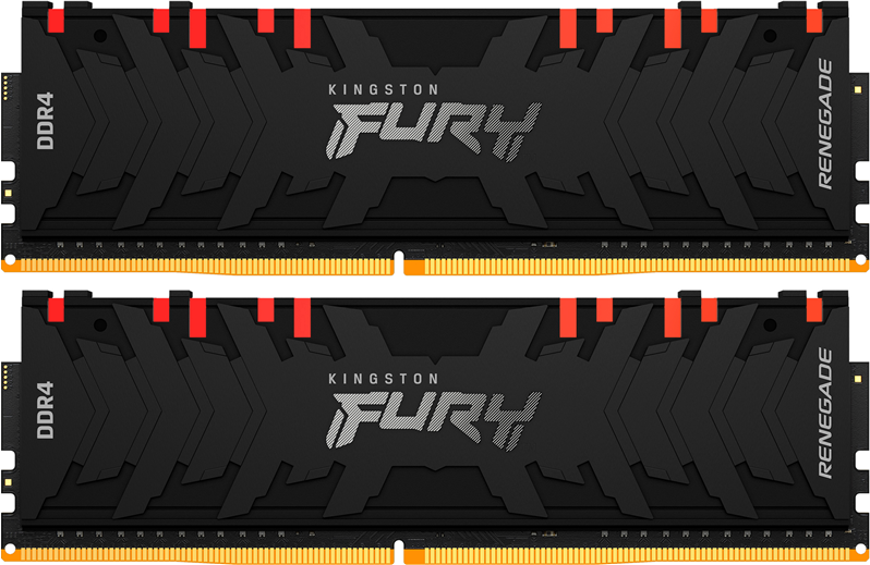 Kingston 64GB 3200MHz DDR4 CL16 DIMM (Kit of 2) FURY Renegade RGB