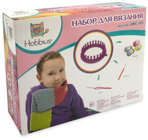 Набор для вязания детский "Hobbius" MKC-03 01