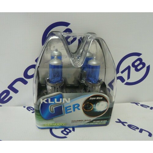 Галогеновые лампы H13 Klunger WhiteLight белый свет Long Life 12V 6055W - 2 шт 1437₽