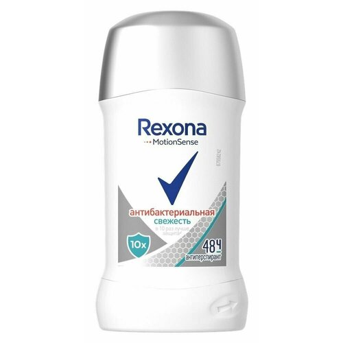 Rexona Антиперспирант-карандаш Антибактериальная свежесть, 40 мл, 4 шт. unilever юнилевер антиперспирант карандаш rexona антибактериальная свежесть 40 мл