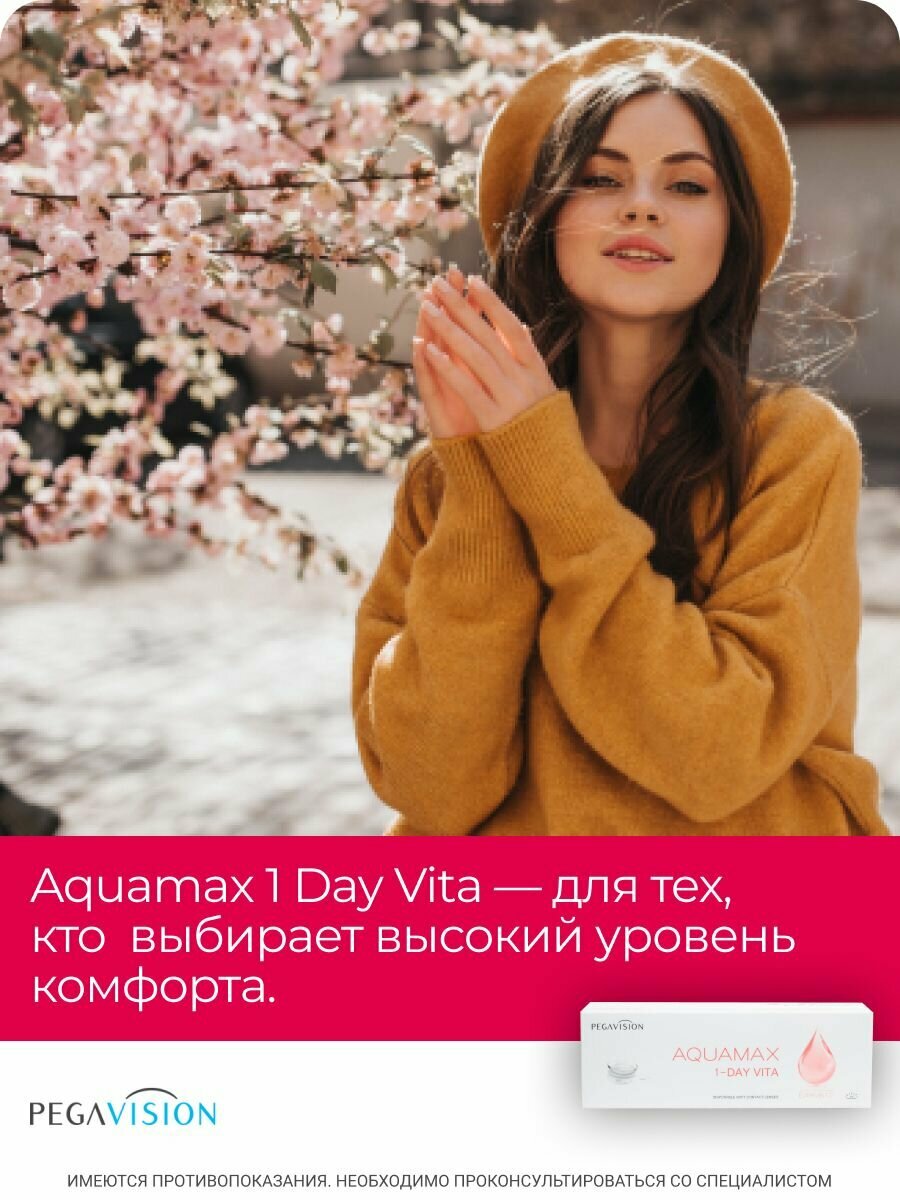 PegaVision Aquamax 1 day Vita (30 линз) -2.50 R 8.6