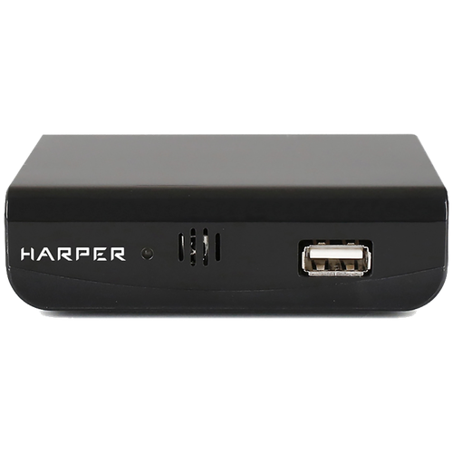 приставка для цифрового тв harper hdt2 1513 fullhd dvb t2 hdmi rca usb черная Цифровой приемник HARPER HDT2-1030