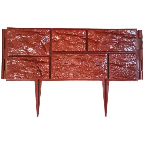 Дачная мозаика Бордюр Старый дворик терракот