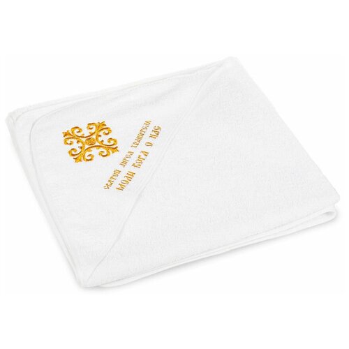 Полотенце с уголком махровое 100*75 см 