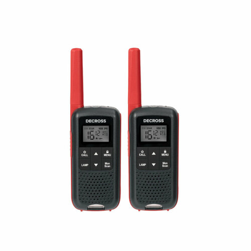 Рация Decross DC63 Red Twin EU с ЗУ 2штуп 611600₽