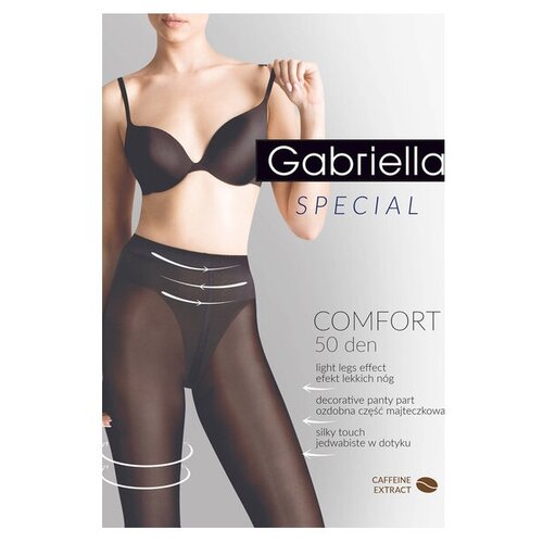 фото Колготки gabriella comfort, 50 den, размер 2, черный