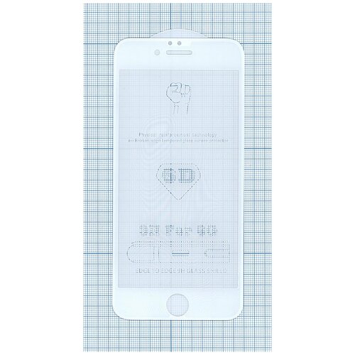Защитное стекло 6D OEM для Apple iPhone 6/6S белое защитное стекло 6d для apple iphone 6 6s plus белое