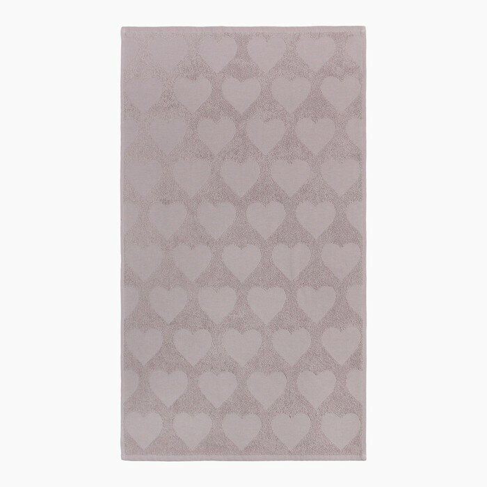 Полотенце махровое Love Life "Hearts" 30 х 50 см, светло-розовый, 100 процентов хл, 450 гр/м2 - фотография № 3