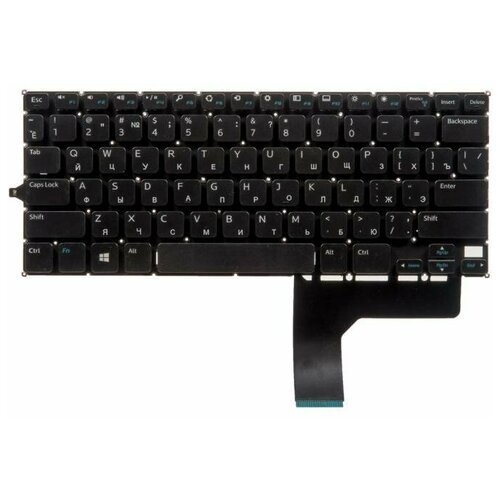 Клавиатура ZeepDeep для ноутбука Dell Inspiron 11 3147 3148 3152 3157 P20T черная без рамки гор Enter 911₽
