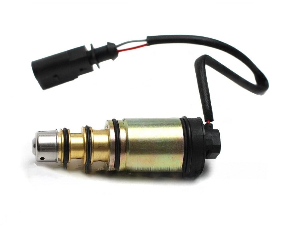 Электромагнитный клапан с проводом для компрессора Denso 6SEU12C 6SEU14C 7SEU17C для автомобилей Audi Volkswagen Seat Skoda