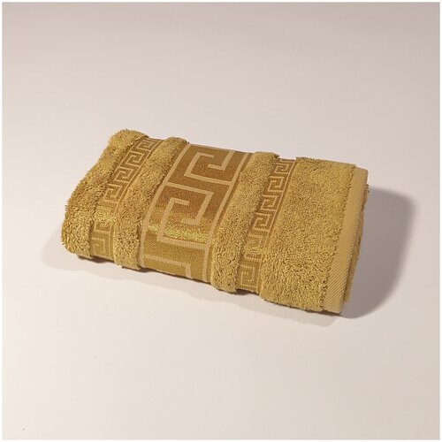 фото Бамбуковое полотенце турция cestepe grek 50x90 - горчичный