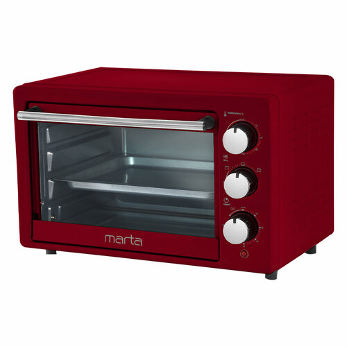Мини-печь MARTA MT-EO4283A 18 литров гриль красный рубин 336100₽