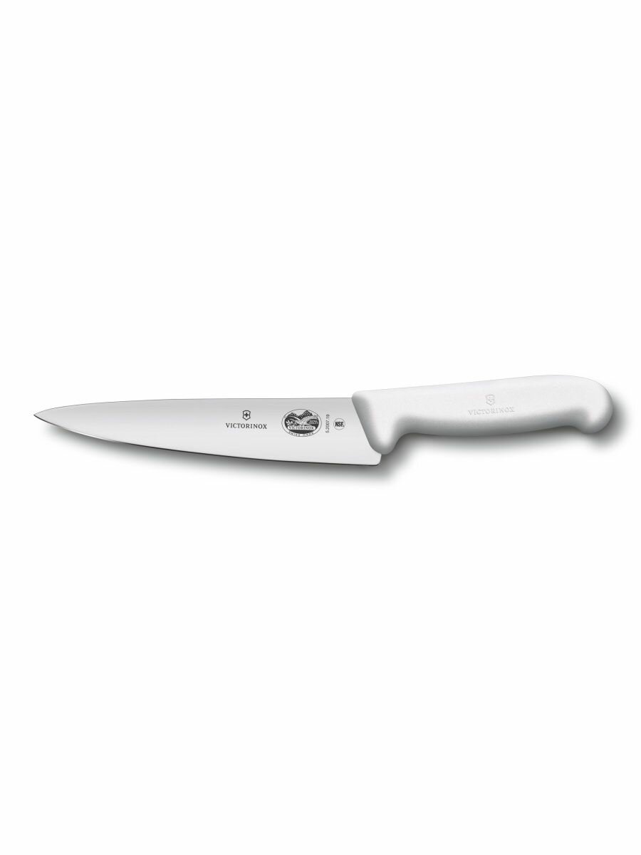 Victorinox Нож разделочный, лезвие 19 см, белый 5.2007.19 - фотография № 6