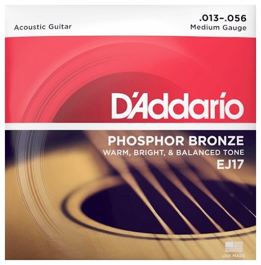 D ADDARIO EJ17 Струны для акустической гитары