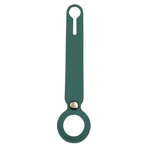 Удлиненная силиконовая подвеска для AirTag (темно-зеленый)