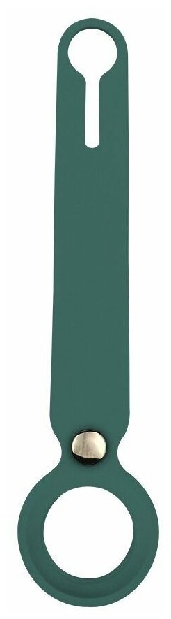 Удлиненная силиконовая подвеска для AirTag (темно-зеленый)